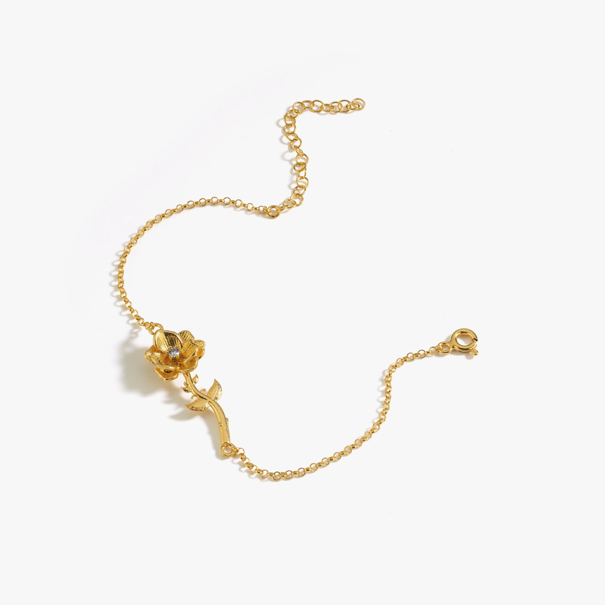 August Birth Flower Bracelet | 18K Gold Vermeil