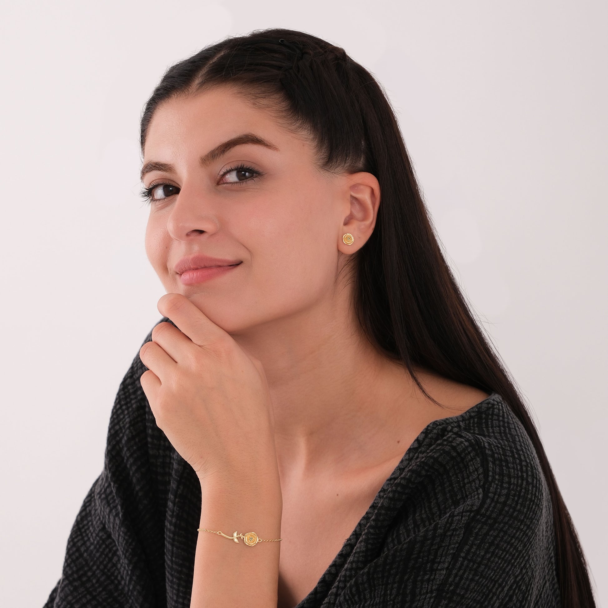June Birth Flower Bracelet | 18K Gold Vermeil