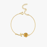 June Birth Flower Bracelet | 18K Gold Vermeil