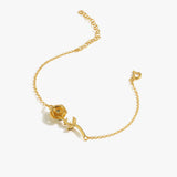 June Birth Flower Bracelet | 18K Gold Vermeil