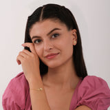 February Birth Flower Bracelet | 18K Gold Vermeil