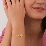 September Birth Flower Bracelet | 18K Gold Vermeil