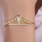 Quinceanera Crown Bracelet