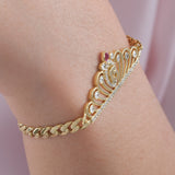 Quinceanera Crown Bracelet