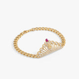 Quinceanera Crown Bracelet