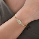 Quinceanera Heart Bracelet