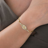 Quinceanera Heart Bracelet