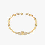 Quinceanera Medallion Bracelet