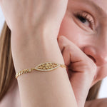 Quinceanera Sideways Cross Bracelet