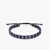 Lapis Lazuli & Hematite Men's Bracelet | Natural Stone