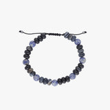 Sodalite & Black Onyx Men's Bracelet | Natural Stone