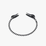 Crocodile Head Cuff Bracelet for Men | 925 Sterling Silver