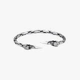 Twisted Skull Bangle | 925 Sterling Silver