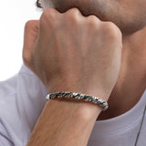 Twisted Silver Cuff Bracelet | 925 Sterling Silver
