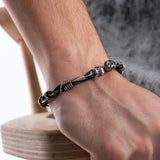 Bird Skull Cuff Bracelet | 925 Sterling Silver