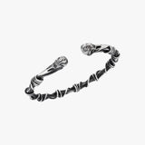 Bird Skull Cuff Bracelet | 925 Sterling Silver