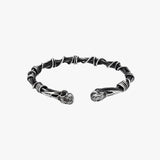 Bird Skull Cuff Bracelet | 925 Sterling Silver