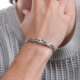 Twisted Cuff Bracelet | 925 Sterling Silver
