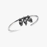 Gothic Skull Cuff Bracelet | 925 Sterling Silver