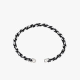 Men's Oxidized Twisted Cuff Bracelet | 925 Sterling Silver