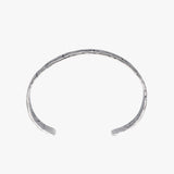 Hammered Cross Cuff Bracelet | 925 Sterling Silver