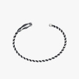 Twisted Cuff Bracelet for Men | 925 Sterling Silver