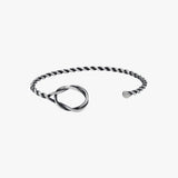 Twisted Cuff Bracelet for Men | 925 Sterling Silver