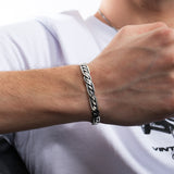 Cuban Link Cuff Bracelet For Men | 925 Sterling Silver