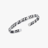 Cuban Link Cuff Bracelet For Men | 925 Sterling Silver