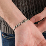 Curb Chain ID Bracelet | 925 Sterling Silver