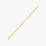 Square Link Geometric Cube Chain Bracelet | 18K Gold Vermeil
