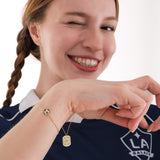 Soccer Ball Bracelet - World Cup Jewelry | 14K Solid Gold