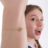 Soccer Ball Bracelet - World Cup Jewelry | 14K Solid Gold