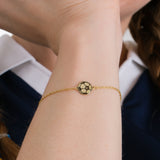 Soccer Ball Bracelet - World Cup Jewelry | 14K Solid Gold