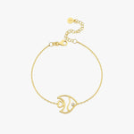 Heart Detailed Fish Bracelet