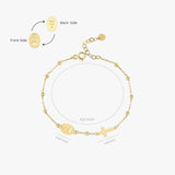 St Anne Medal Bracelet