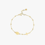St Anne Medal Bracelet