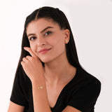 April Birth Flower Bracelet | 18K Gold Vermeil