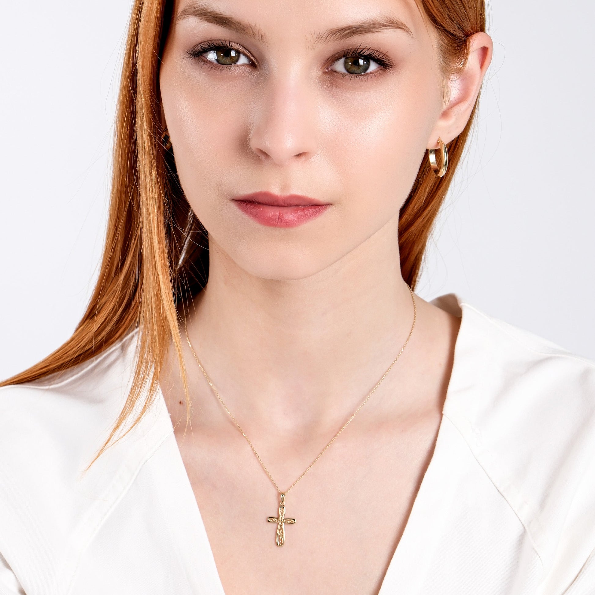 Gold Cross Necklace