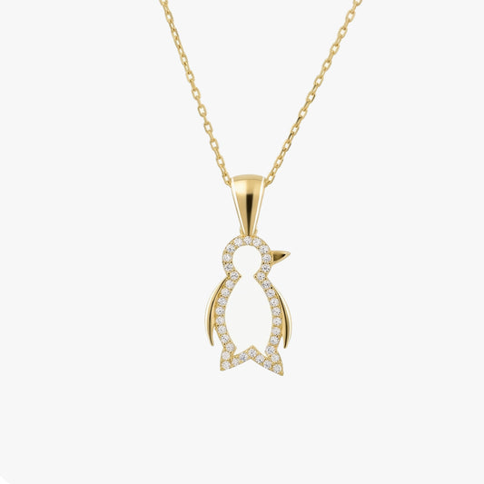 Penguin Necklace | 18K Gold Vermeil