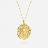 Sun Disc Pendant | 14K Gold Vermeil