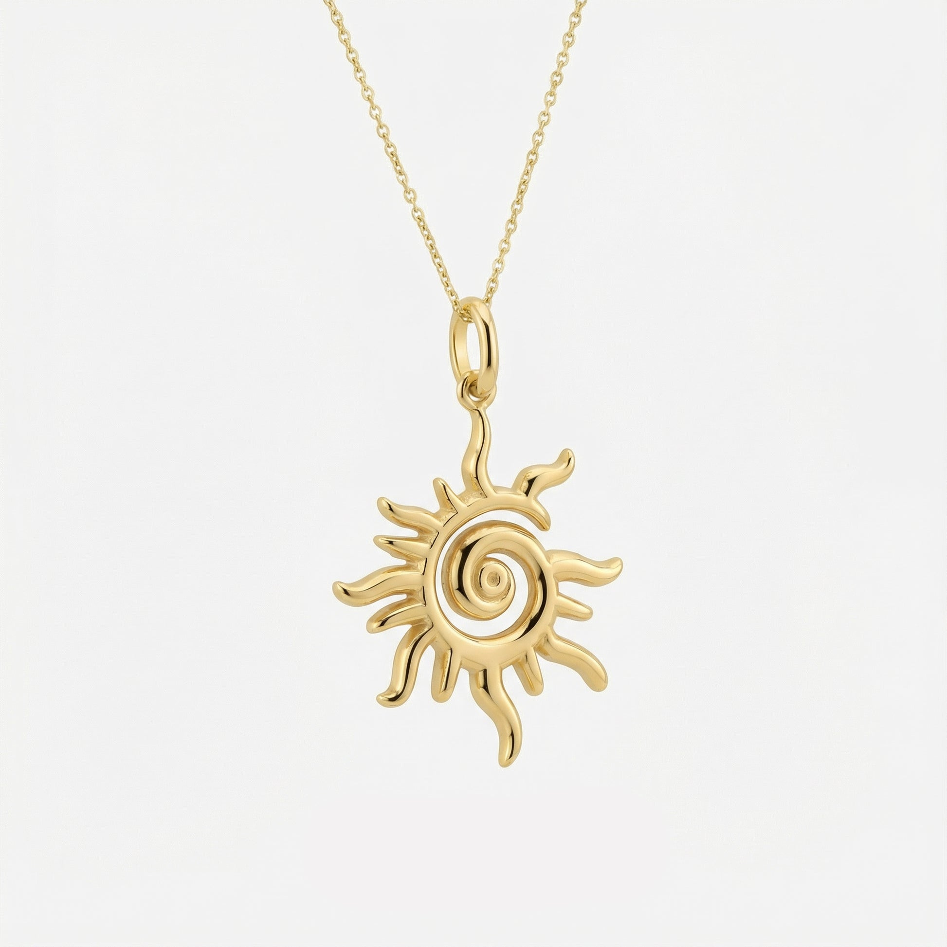 Sunburst Necklace | 14K Gold Vermeil