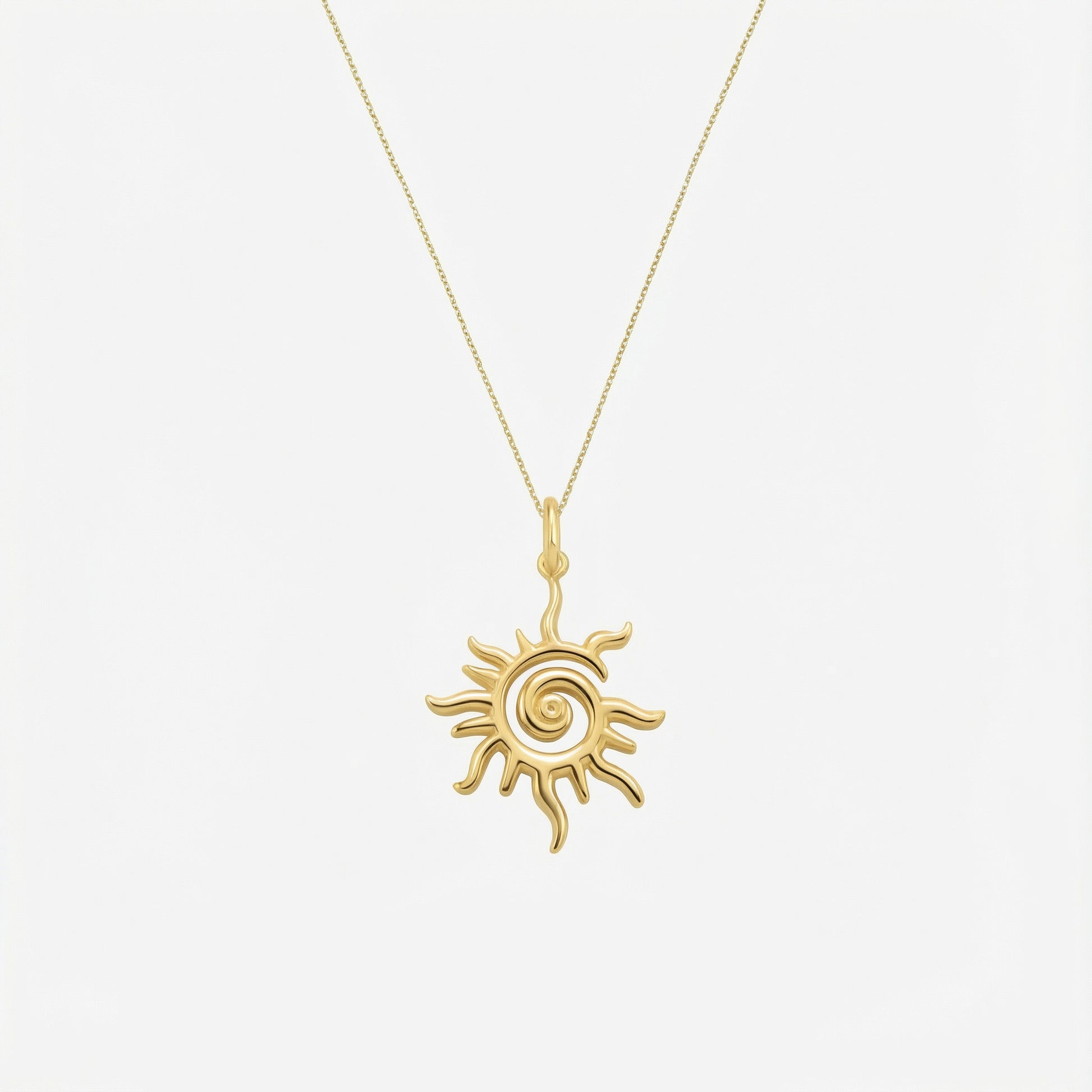 Sunburst Necklace | 14K Gold Vermeil