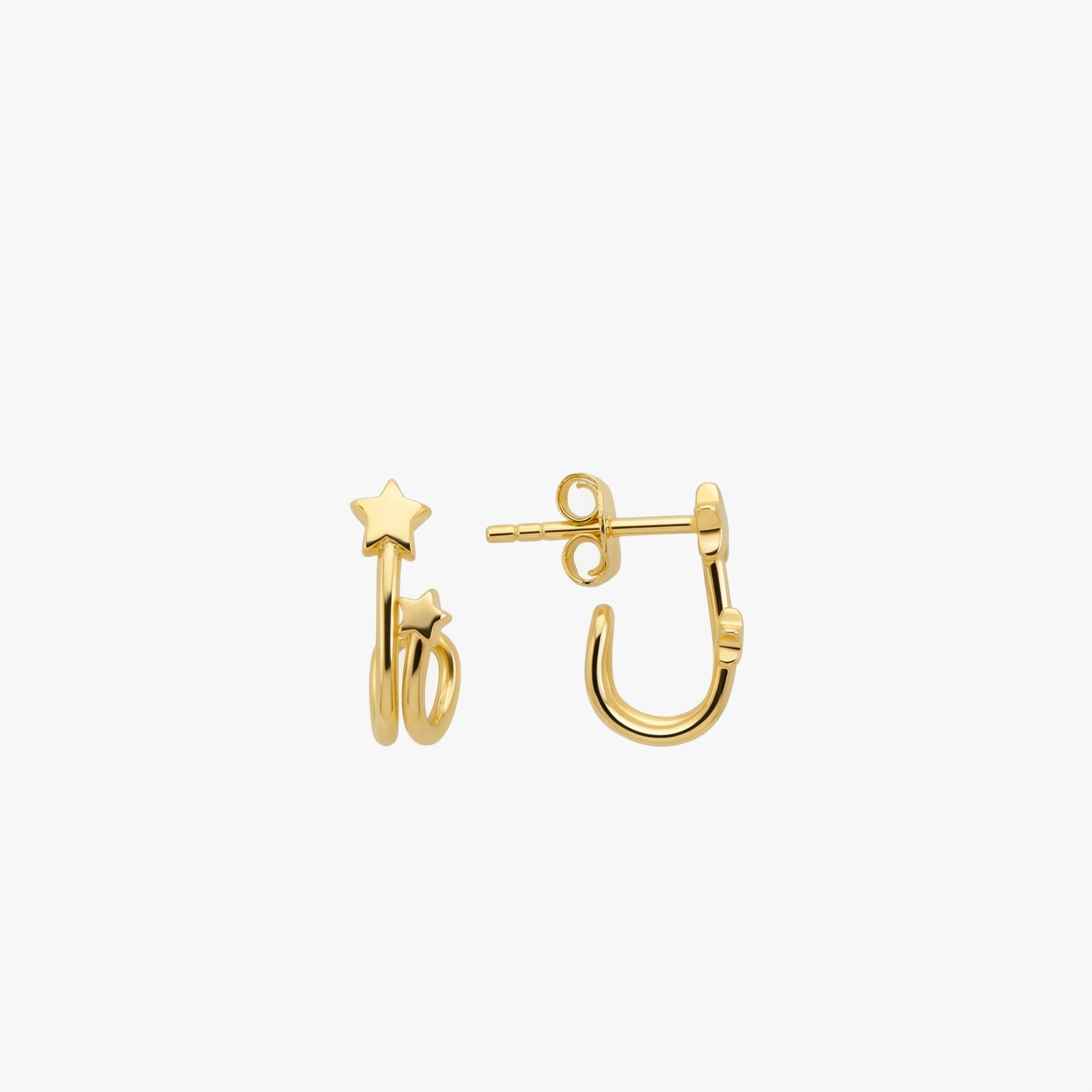 Star Stud Earrings | 14K Gold Vermeil