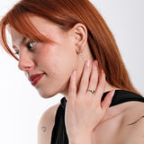 Chain Stud Earrings | 14K Solid Gold