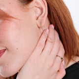 Chain Dangle Earrings | 14K Solid Gold