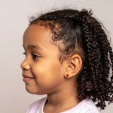 Colorful Heart Earrings for Baby | 18K Gold Vermeil