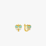 Butterfly Dangle Earrings for Baby | 18K Gold Vermeil