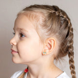 Butterfly Dangle Earrings for Baby | 18K Gold Vermeil