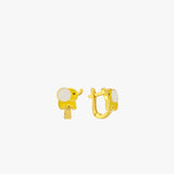 Elephant Earrings for Baby | 18K Gold Vermeil